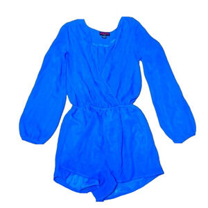 🦋 Vibrant Royal Blue Romper 🦋